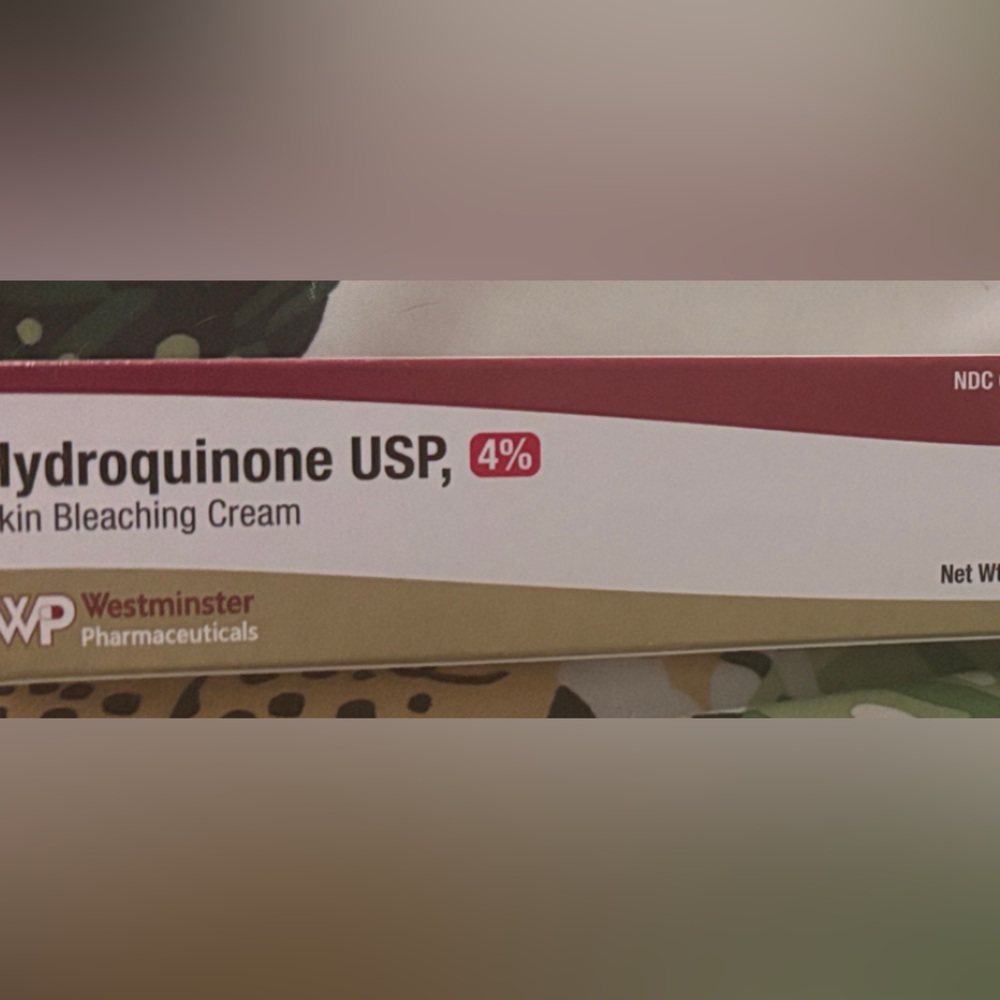 Hydroqui none 4% bleaching cream, NEW